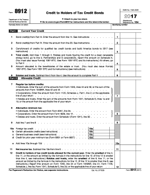 IRS Form 8912 2017