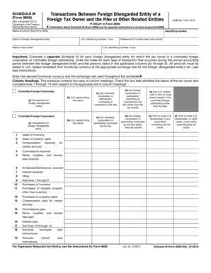 Schedule M Form 8858