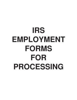 IRS New Employee Forms Booklet