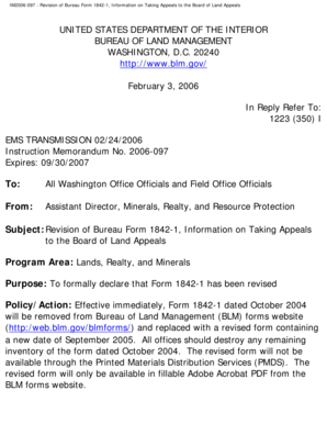 Department Of The Interior Board Of Land Appeals