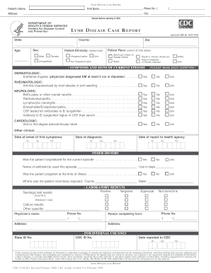 Lyme Disease Case Report
