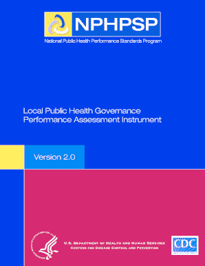 Local Public Health Governance Performance Assessment Instrument