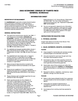 2002 Economic Census of Puerto Rico