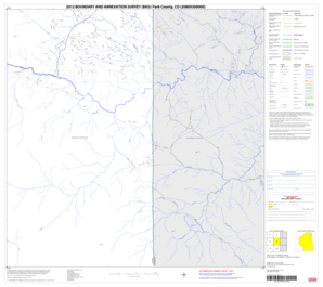 2012 BOUNDARY AND ANNEXATION SURVEY (BAS) Park County, CO (20809300000) - www2 census