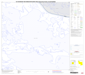 2012 BOUNDARY AND ANNEXATION SURVEY (BAS) Plaquemines Parish, LA (22207500000) - www2 census