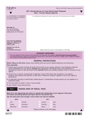 2011 Annual Survey of Local Government Finances