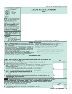US Census Bureau Annual Retail Trade Report