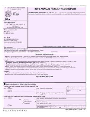 US Census Bureau Annual Retail Trade Report