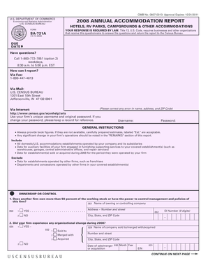 2008 Annual Accommodation Report