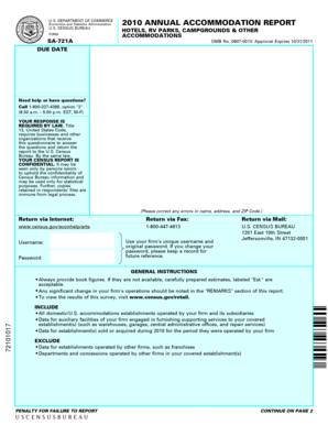 2010 Annual Accommodation Report