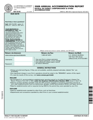 2009 Annual Accommodation Report