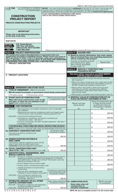 US Census Bureau Construction Project Report