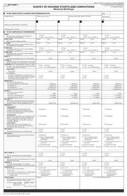 Survey of Housing Starts and Completions