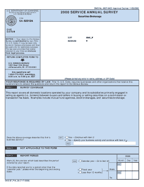 US Census Bureau Service Annual Survey