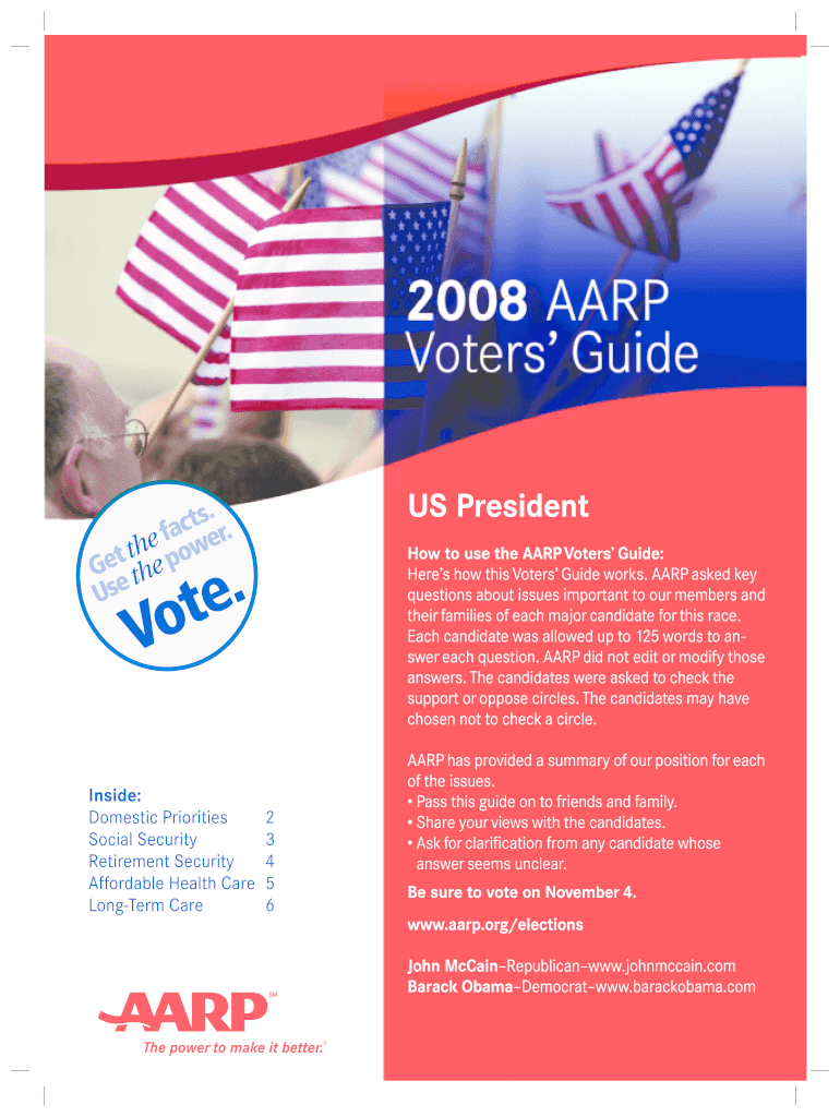 AARP States - Check Out Our Voters' Guides for Governor and Treasurer Preview on Page 1