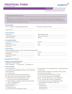 Insurance Proposal Form