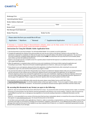 Insurance Application Form