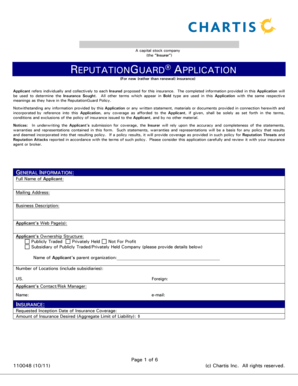 ReputationGuard Insurance Application
