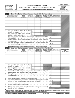 SCHEDULE D (Form 1040) Department of the Treasury (99) Internal Revenue Service Capital Gains and Losses Attach to Form 1040 - irs