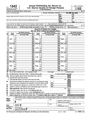 US Annual Withholding Tax Return