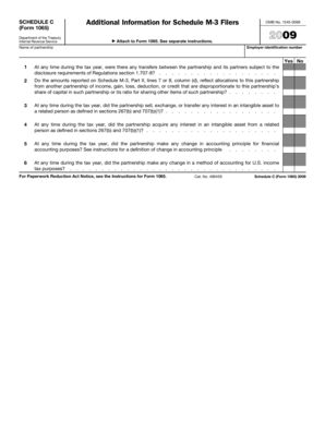Schedule C Form 1065