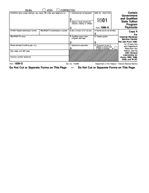 IRS Form 1099-G