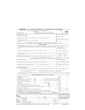Form 1120-FSC
