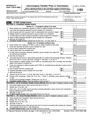 Form 1120-IC-DISC Schedule P