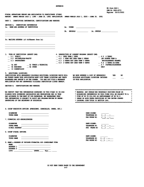Fiscal Operations Report and Application to Participate (FISAP)
