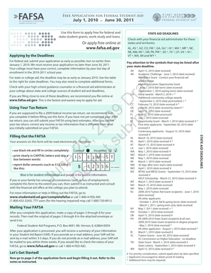 FAFSA Application Form
