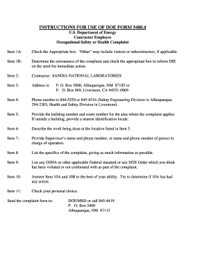 Cbc report format - Da form 5480 fillable