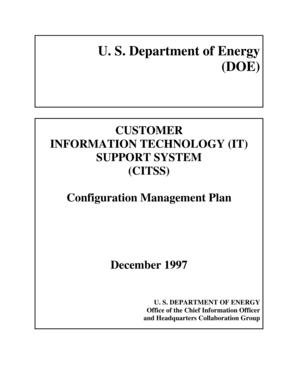 Software Configuration Management Plan - U.S. Department of Energy - energy