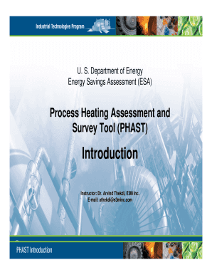 PHAST - EERE - U.S. Department of Energy - www1 eere energy