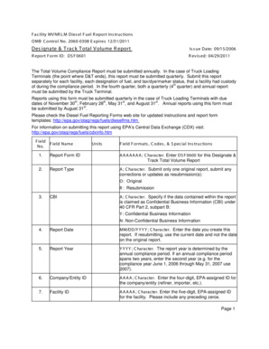 Facility MVNR LM Diesel Fuel Report