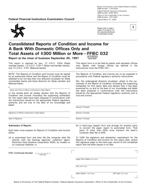 A Bank With Domestic Offices Only and - fdic