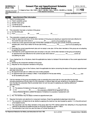 Schedule O Form 1120
