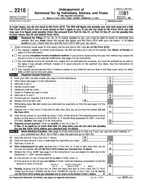 Form 2210 - IRS - irs