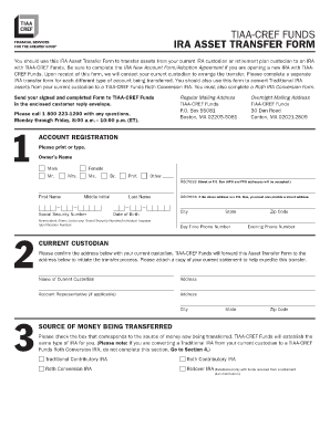IRA Asset Transfer Form