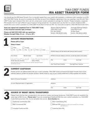 IRA Asset Transfer Form