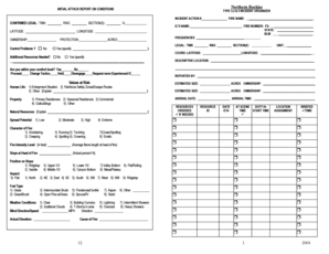 Initial Attack Report on Conditions