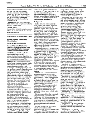 70 FR 14751 - Notice of Receipt of Petition - U.S. Government - gpo