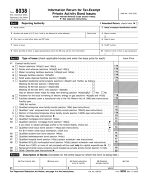 IRS Form 8038
