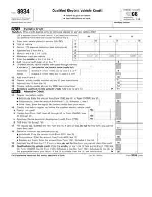 Form 8834 2006