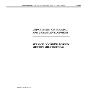Service Coordinators in Multifamily - archives hud