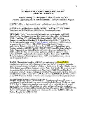 2012 dept of housing and urban development fillable hud form