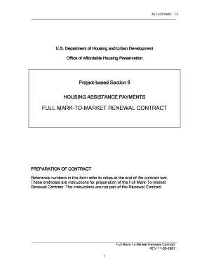 Full Mark-To-Market Renewal Contract