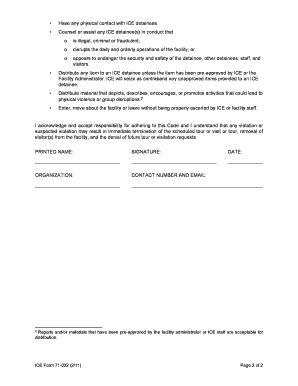 Stakeholder Visitor Code of Conduct