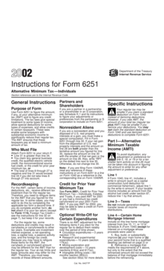 Instructions for Form 6251