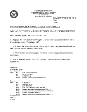 Credit note example - opnav 5100 11