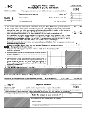 Form 940 Unemployment Tax Return